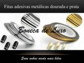 Fita adesiva dourada ou prata